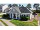 Neighborhood clubhouse with a charming exterior, attractive landscaping and accessible parking at 1021 Glen Laurel Dr, Fort Mill, SC 29707