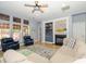 Inviting living room with a fireplace, neutral color scheme, and an open floor plan at 1021 Glen Laurel Dr, Fort Mill, SC 29707