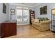 Bright home office featuring a large window and neutral wall paint at 1021 Glen Laurel Dr, Fort Mill, SC 29707