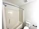 Bathroom featuring a shower-tub combination and a modern toilet at 10607 Wood Meadow Dr, Charlotte, NC 28227