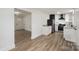 View into this Kitchen highlighting white cabinets, granite counters, stainless appliances, and modern finishes at 108 White Oak St, Chester, SC 29706