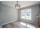 A sunny dining area offers natural light and space for a dining table set at 121 Wichita Dr, Shelby, NC 28152