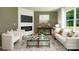 Bright living room with a fireplace, modern decor, and ample natural light at 140 Falling Up Ln, Salisbury, NC 28147