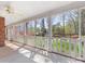 Outdoor living space with a covered porch and views of the backyard at 153 Stafford Estates Dr, Salisbury, NC 28146