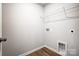 Walk-in closet with wire shelving and vinyl flooring at 2385 Hedgecliff Rd, Kannapolis, NC 28025