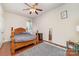 Spacious bedroom with wood flooring and ceiling fan at 306 Nance Rd, Charlotte, NC 28214