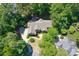 Stately home with mature trees providing privacy and a lush green landscape at 310 Berkeley Rd, Rock Hill, SC 29732