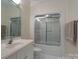 Well-maintained bathroom with shower, toilet, and a vanity with ample counter space at 310 Berkeley Rd, Rock Hill, SC 29732