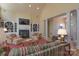 Inviting living room with fireplace, built-in shelving, and comfortable seating, perfect for relaxation at 310 Berkeley Rd, Rock Hill, SC 29732