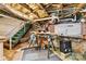 View of the basement featuring exposed brick at 311 W Center Ave, Mooresville, NC 28115