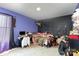 Eclectic bedroom features a blackboard wall and whimsical decorations at 4630 Bent Green Ln, Monroe, NC 28112