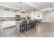 Modern kitchen with a spacious island and stainless steel appliances at 4630 Bent Green Ln, Monroe, NC 28112