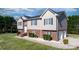 Beautiful exterior elevation showcasing the home's architectural details and manicured landscaping at 4875 Sulpher Springs Ne Rd, Hickory, NC 28601