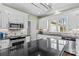 Charming kitchen features granite countertops and a decorative tiled backsplash at 620 St Lukes Church Rd, Salisbury, NC 28146