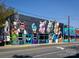 Exterior view of a building with a colorful mural on the side of Bargarafa at 925 E 35Th St, Charlotte, NC 28205