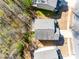 Aerial view of the house showcasing the roof, backyard, and surrounding greenery at 1929 Shorthorn St, Charlotte, NC 28213