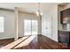 Dining area adjacent to kitchen with access to deck area and ample natural light at 1929 Shorthorn St, Charlotte, NC 28213