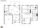 Detailed floor plan showcasing the layout of the home's first and second floors at 1929 Shorthorn St, Charlotte, NC 28213