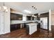 Modern kitchen with stainless steel appliances, granite countertops, and a central island at 1929 Shorthorn St, Charlotte, NC 28213