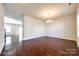 Bright, spacious living area featuring hardwood floors at 1929 Shorthorn St, Charlotte, NC 28213