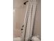 Bathroom featuring a shower/tub combo with grey-striped shower curtain at 222 Baldwin Ct, Rock Hill, SC 29730