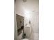 Bathroom featuring a cabinet, a modern sink, a framed mirror, and a shower with a decorative curtain at 222 Baldwin Ct, Rock Hill, SC 29730