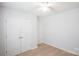 Bedroom featuring hardwood floors, bright walls, and a large closet at 222 Baldwin Ct, Rock Hill, SC 29730