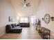 Spacious living room featuring vaulted ceilings and ample natural light at 222 Baldwin Ct, Rock Hill, SC 29730