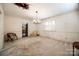 Bright dining room featuring a chandelier and large window at 3330 Foxcroft Rd, Charlotte, NC 28211