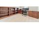 Office area with built in shelves and desk at 4599 Rustling Woods Dr, Denver, NC 28037