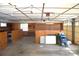 Spacious garage featuring built-in shelving and storage solutions for organization at 648 Dobson Farm Rd, Statesville, NC 28625