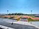 An outdoor BMX track with orange dirt hills and metal start platform at 815 Digby Rd, Rock Hill, SC 29730
