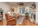 Inviting living room with fireplace, hardwood floors, and a comfortable seating area at 815 Digby Rd, Rock Hill, SC 29730