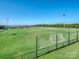 An outdoor soccer field with manicured green grass and nets at 815 Digby Rd, Rock Hill, SC 29730