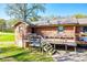 Tiered wooden deck with stairs provides ample space for outdoor gatherings at 970 Willowbrook Ave, Rock Hill, SC 29730