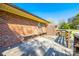 Backyard deck features built-in wooden benches, great for entertaining or relaxing outdoors at 970 Willowbrook Ave, Rock Hill, SC 29730