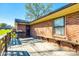 Wooden deck with built-in benches is great for grilling and outdoor dining at 970 Willowbrook Ave, Rock Hill, SC 29730