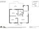 Detailed floor plan showcases the layout of the home with room dimensions at 970 Willowbrook Ave, Rock Hill, SC 29730