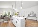 Open-concept living area combines a modern kitchen and inviting living room, perfect for entertaining and everyday living at 1026 Dooley Dr, Charlotte, NC 28227