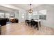 Bright dining room featuring natural light and hardwood floors at 10914 Zac Hill Rd, Davidson, NC 28036