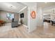 Stylish office space with large windows, modern desk, and unique artwork at 10914 Zac Hill Rd, Davidson, NC 28036