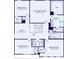 The home's second floor plan includes bedrooms, bathrooms, and living spaces at 1282 Kindness Nw Ct, Concord, NC 28027