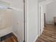 Hallway bathroom with toilet and shower at 14802 Rolling Sky Dr, Charlotte, NC 28273