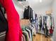 Spacious walk-in closet with ample storage at 14802 Rolling Sky Dr, Charlotte, NC 28273
