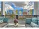 Cozy balcony furnished with comfortable seating and colorful flower, offering relaxing outdoor living space with city views at 1651 Duckworth Ave, Charlotte, NC 28208