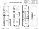 Detailed floor plan showcasing the layout of the home with dimensions for each room and a roof terrace at 1651 Duckworth Ave, Charlotte, NC 28208