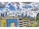 Amazing skyline view with a large parking structure, colorful buildings, and blue sky at 1651 Duckworth Ave, Charlotte, NC 28208
