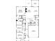 Detailed floor plan showcasing the layout of the main level, including bedrooms, bathrooms, and living spaces at 2041 Mantle Ridge Dr, Indian Trail, NC 28079