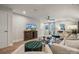 Cozy living room with hardwood floors, comfortable seating, and modern décor at 2041 Mantle Ridge Dr, Indian Trail, NC 28079