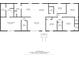 Detailed floor plan illustrating the layout of the home, featuring the living room, bedrooms, and kitchen measurements at 2154 Withers Dr, Maiden, NC 28650